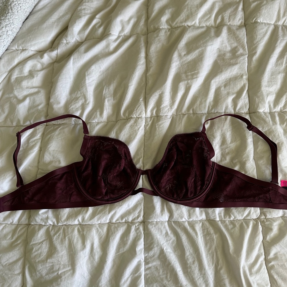 BNWOT Lasenza Unlined Lace Mesh Bra